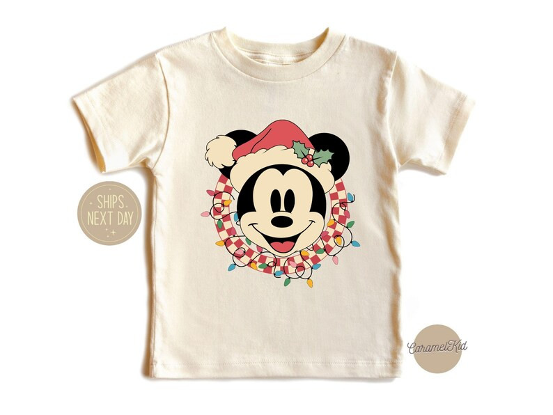 Mickey Kids Shirt, Christmas Shirt, Holiday Shirt, Disney Kids Shirt, Holiday Light Boy Shirt, Gi... | Etsy (US)