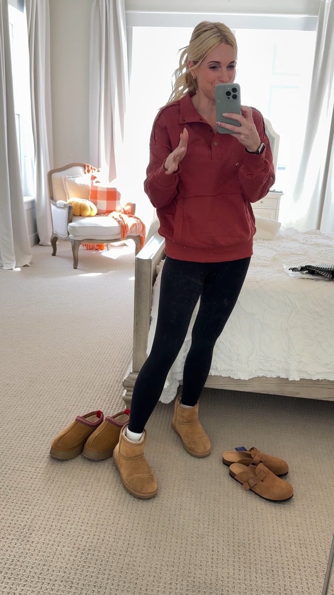 This sweater sweatshirt is such a deal! So many colors to choose from, and I love that it’s both affordable and cozy — perfect for everyday fall outfits. It’s one of those pieces that works for everything: lounging at home, casual errands, a girls night out, or layering for cooler weather. I’m excited about this one because it feels nice and classic but still totally on trend for fall.

The color options make it easy to match any style, and the fit is versatile enough to wear with leggings, jeans, or skirts. A budget friendly piece like this is a must-have in your fall wardrobe — cozy enough for everyday loungewear but cute enough for date nights, football games, or holiday travel.

And the boots? They’re my favorite for fall sports mom activities like football and lacrosse. Practical, stylish, and durable — exactly what you need for busy weekends and outdoor games. They pair perfectly with the sweater sweatshirt for that effortless fall outfit.

If you’re shopping fall fashion on a budget, this combo is one of the best finds: affordable, timeless, and so wearable for every part of your day.

#FallFashion #AffordableSweater #BudgetFriendlyStyle #CozyFallOutfit #FallLoungewear #GirlsNightOutfit #SportsMomStyle #LTKFall


#LTKFallSale #LTKSaleAlert #LTKSeasonal