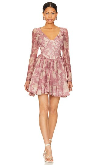 Carmen Mini Dress in Dusty Rose | Revolve Clothing (Global)