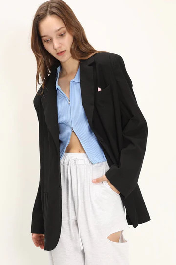 Brianna Oversized Handkerchief Blazer | Storets (Global)