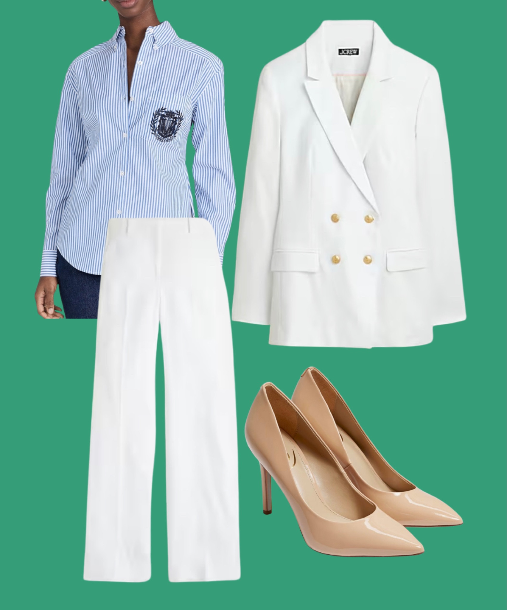 THE SUMMER BUSINESS EDIT
OBSESSED with this white pants suit! It’s just absolutely perfect for Spring and Summer. Also, these pumps are the comfiest pumps I’ve found!

#LTKSeasonal #LTKworkwear #LTKstyletip