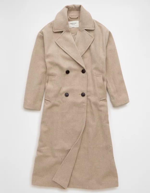 AE Wool Blend Topcoat | American Eagle Outfitters (US & CA)