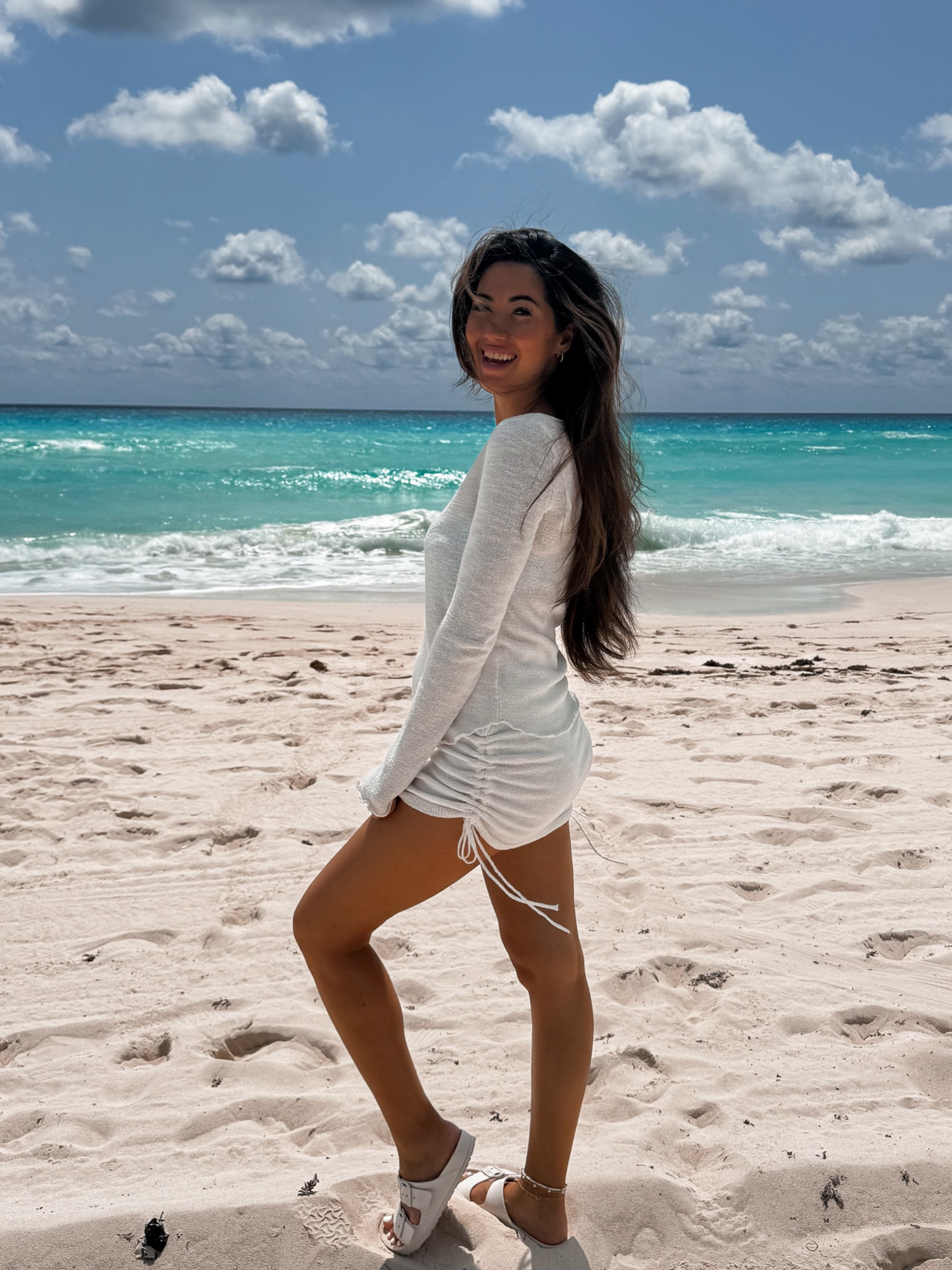 Wearing  xs here—free people tends to run a little large. This was my favorite swim coverup because it was SOOO comfy and sexy but still appropriate to wear to breakfast and lunch over a swimsuit! 

resort wear, free people, free people dress, vacation, spring break, bump friendly, swimwear, swim coverup 

#LTKSeasonal #LTKtravel #LTKswim