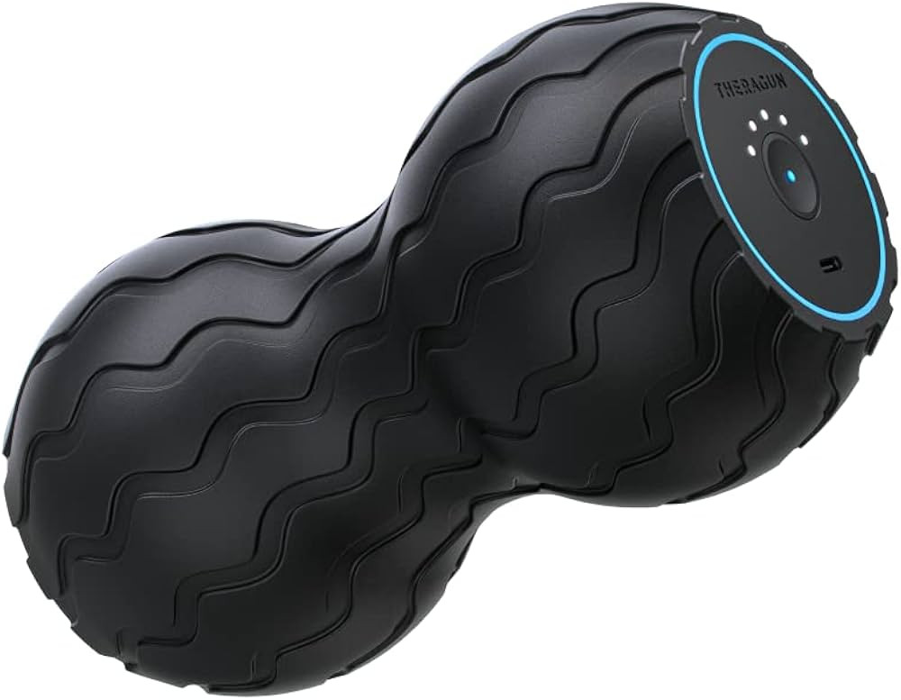 Therabody Wave Series Wave Duo - Ergonomically Contoured Foam Roller. Bluetooth Enabled Muscle Ro... | Amazon (US)