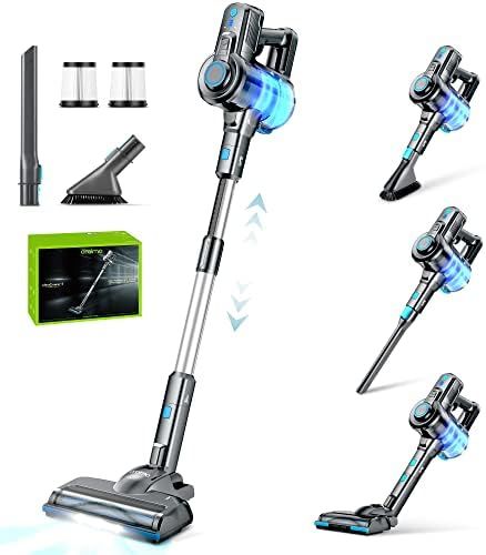 Oraimo Stick Vacuum, Cordless Vacuum Cleaner with Self-Standing, Cordless Stick Vacuum with 35 Mi... | Amazon (US)