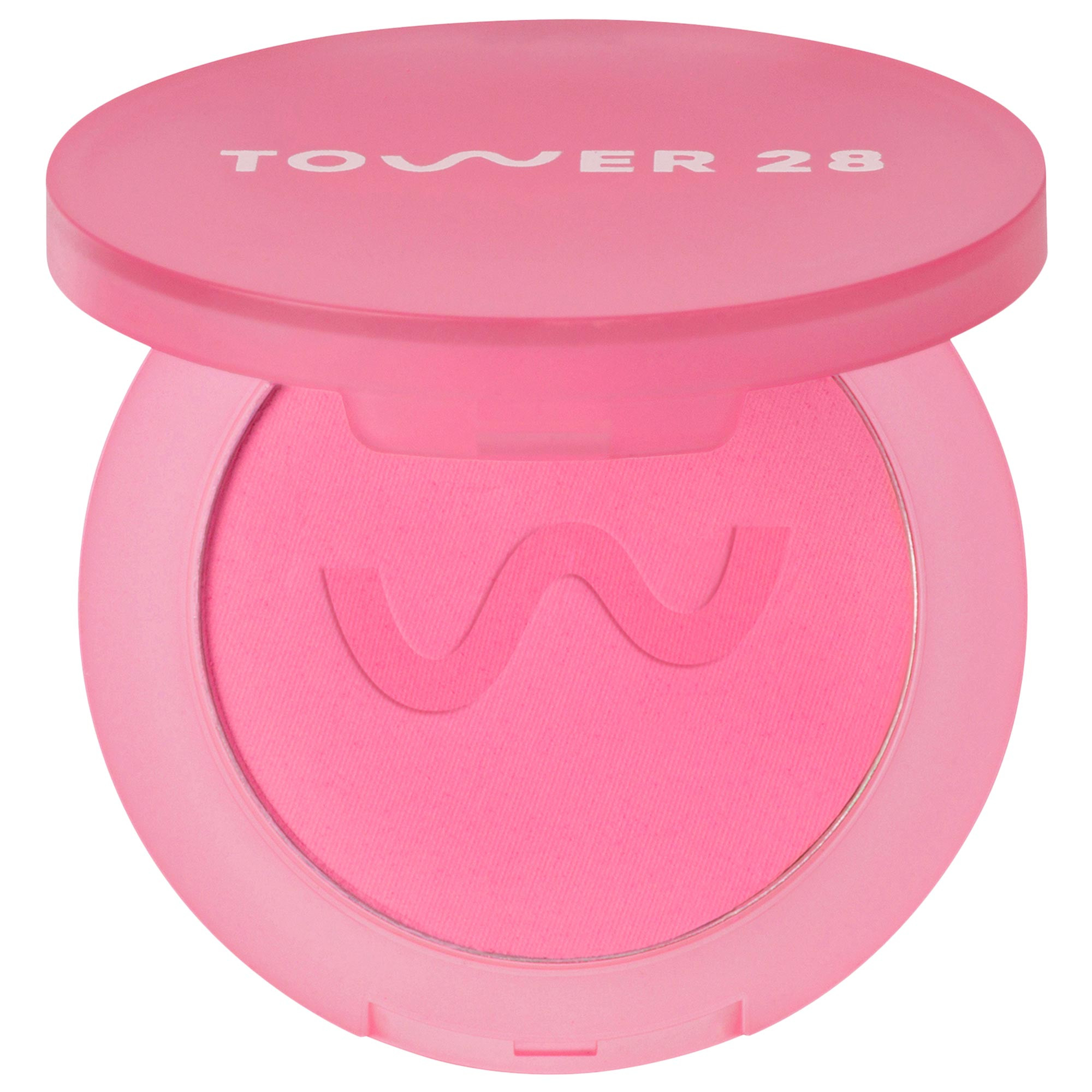 Tower 28 Beauty Fard à joues en poudre fixatrice mat GetSet Malibu Cooler 0.141 oz / 4 g | Sephora (US)