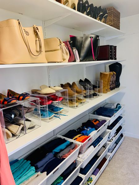 This closet makeover was so dreamy! Lots of storage space for shoes, accessories and more! 

#LTKFind #LTKfamily #LTKhome