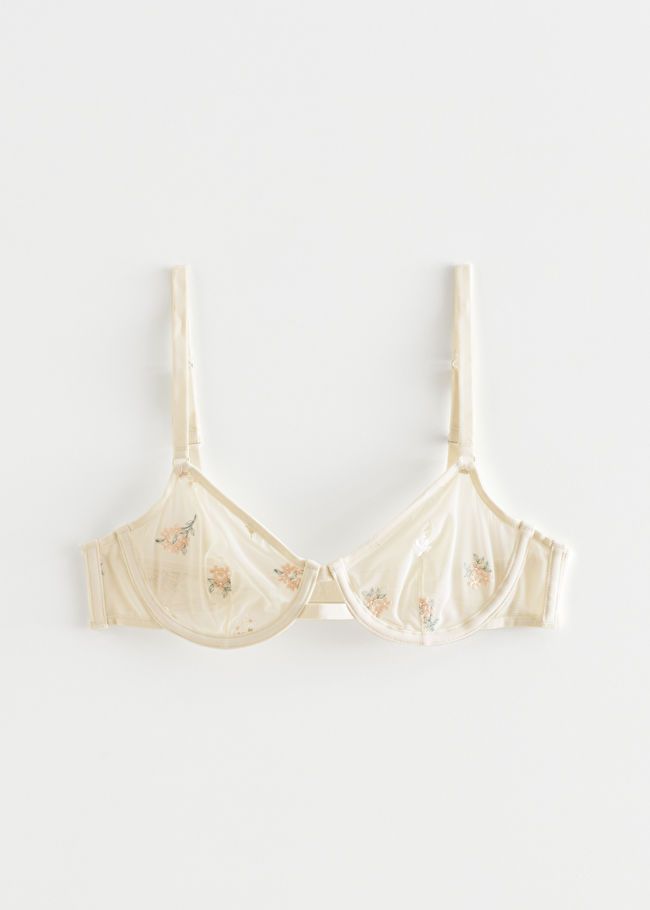 Floral Embroidery Underwire Bra | & Other Stories US