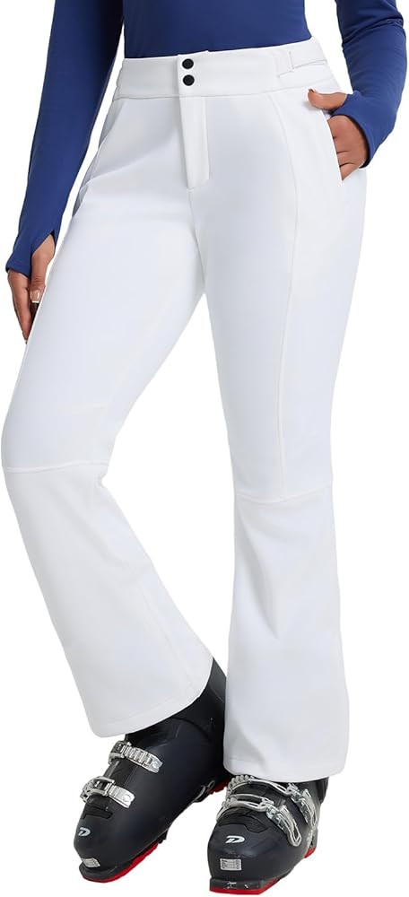 baleaf Women's Snow Pants Insulated Waterproof Slim Ski Pants Snowboard Winter Cold Weather Gear | Amazon (US)