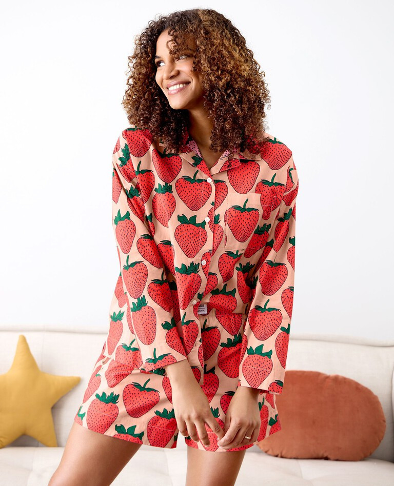 Women's BAGGU Poplin Pajama Set | Hanna Andersson