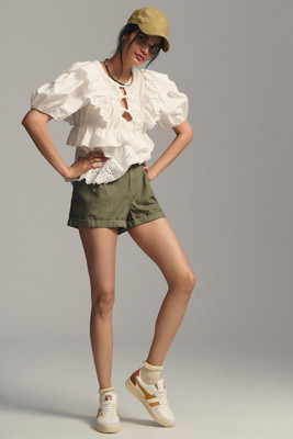 Moon River Puff-Sleeve Blouse | Anthropologie (US)