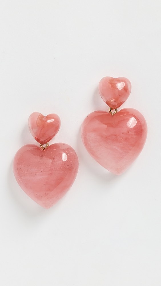 Gigi Stone Heart Earrings | Shopbop