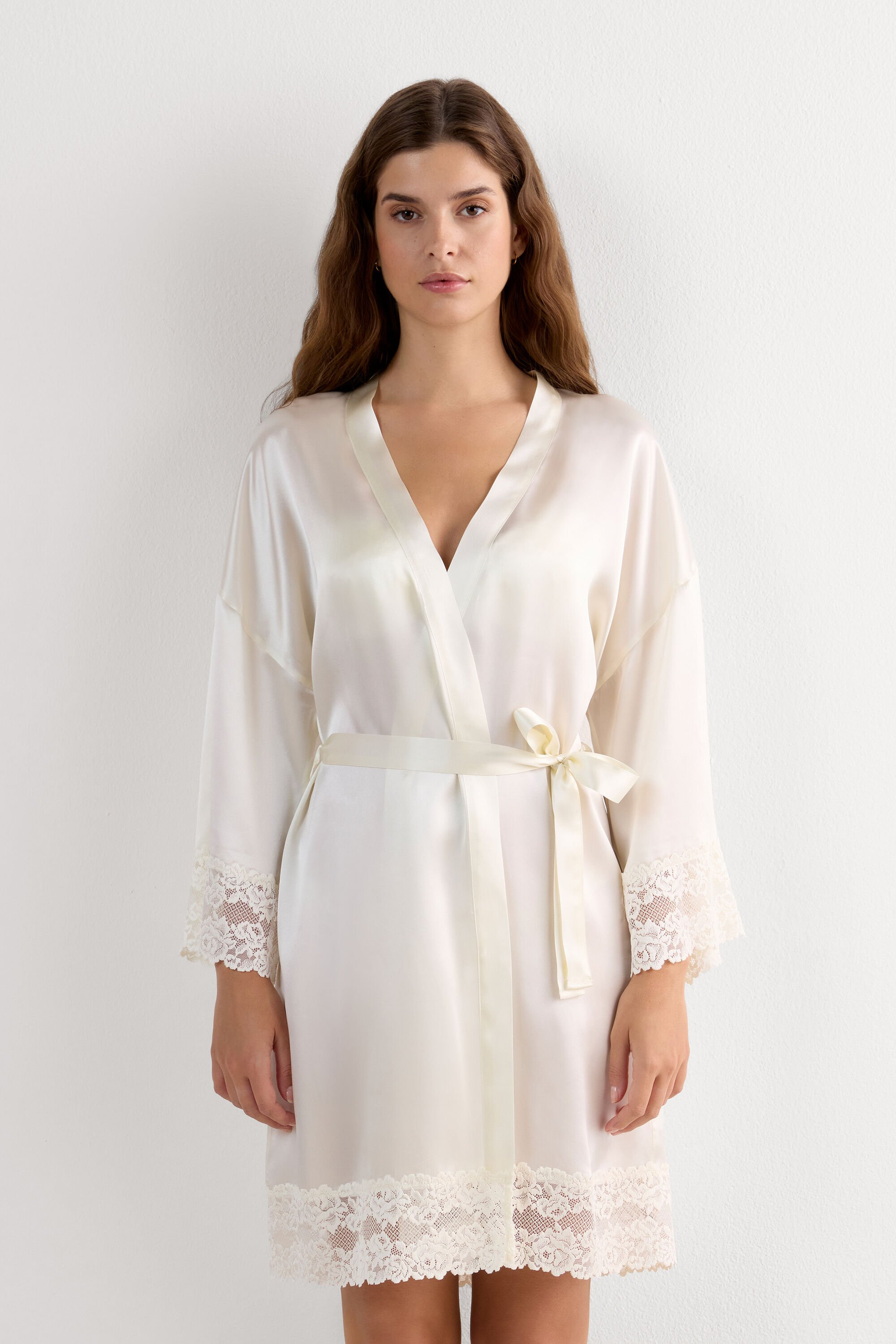 Pretty Flowers Silk Kimono - Intimissimi | Intimissimi (US)