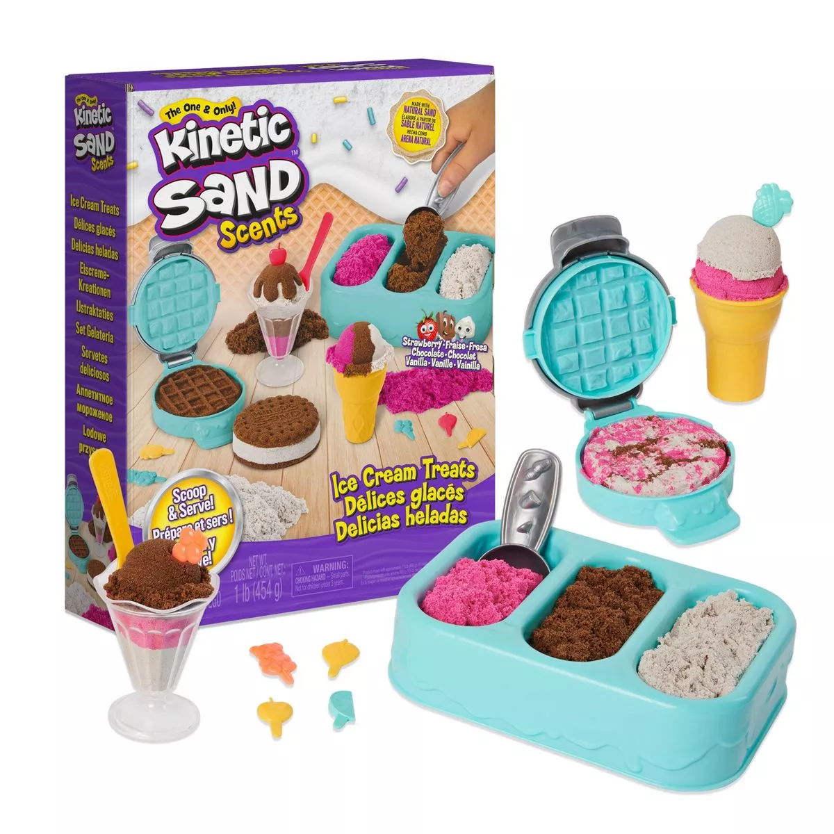 Kinetic Sand Sandyland Folding Sandbox