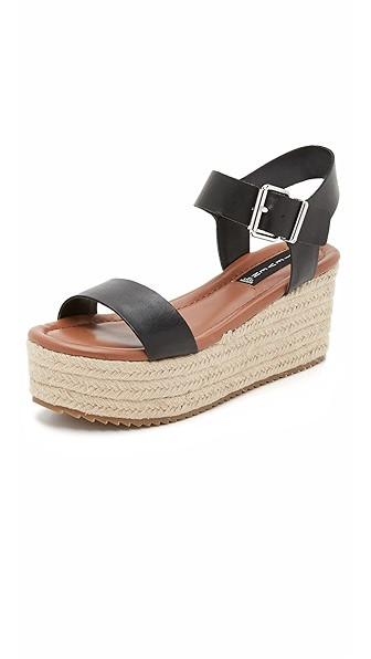 Steven Sabbie Flatform Sandals - Black | Shopbop