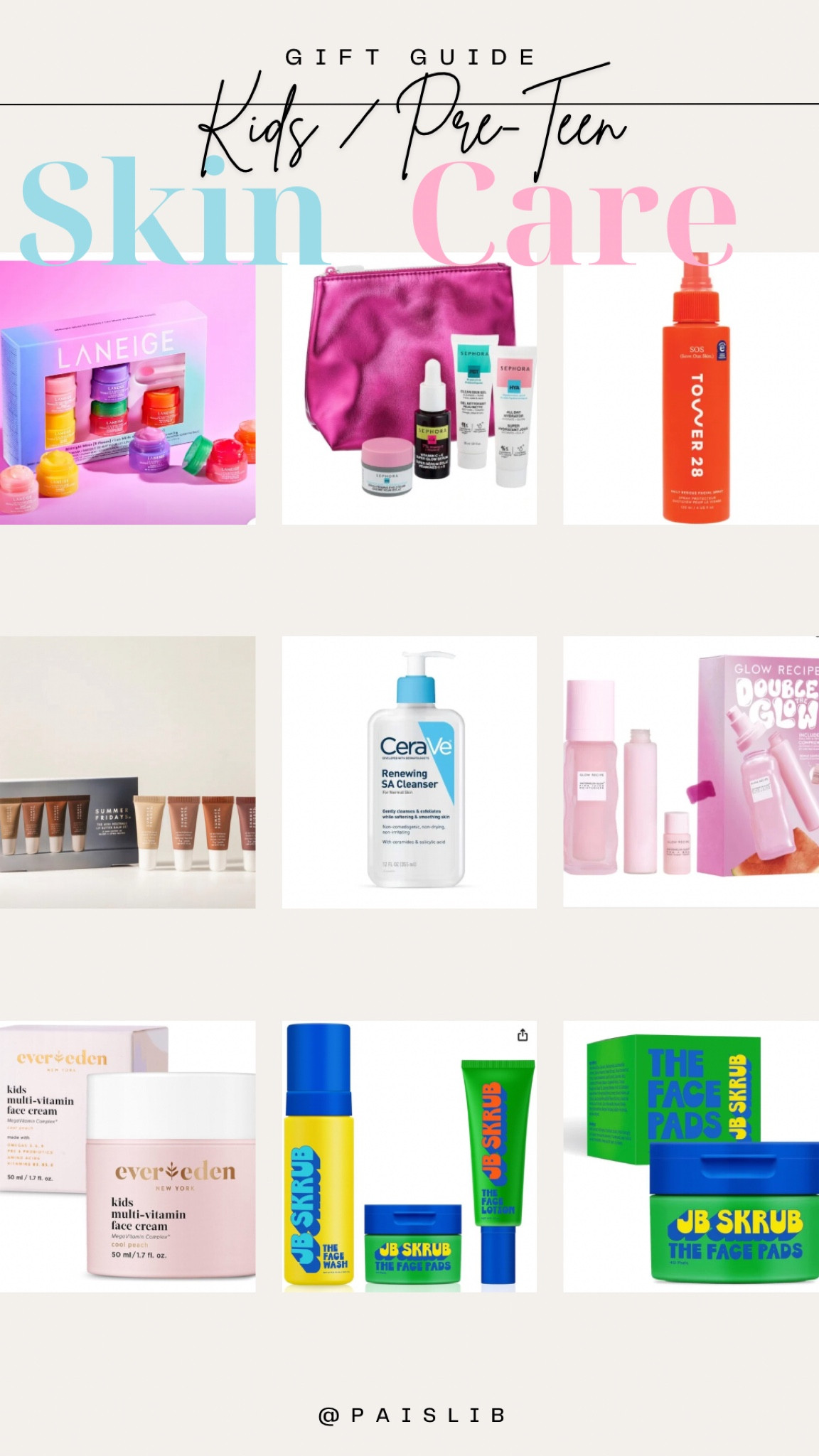 Here are some skincare products for our kids / pre-teens . Most of them are very clean and just helps get them in a healthy skin routine !

#LTKFamily #LTKKids #LTKBeauty