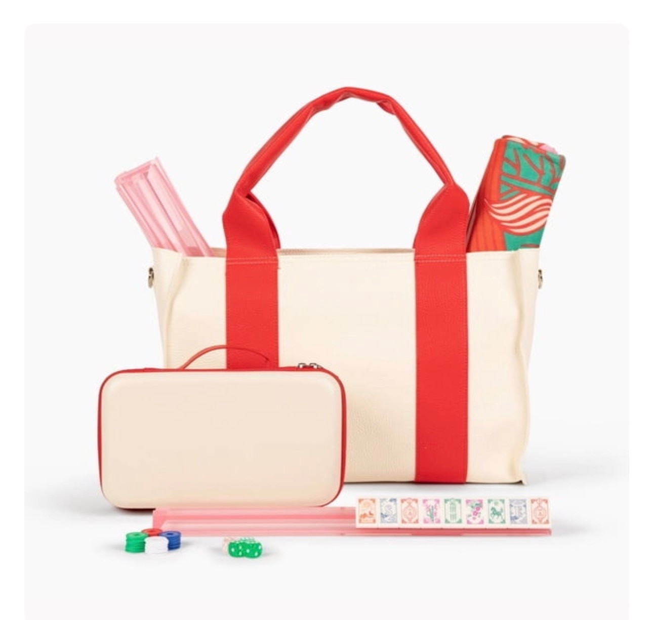 I played the Blooming set last week, and it’s very cute! We said the backs looked like candy! Comes with a very quality nice bag, the mat is sueded, and a nice tile bag.  The only draw back is the 1 Bam does not have a bird on it!  Bonus- I think it has a 30 day return option!  They now have a lunar new year version with candy red backs! If you are looking for a beginners set, this is the best value by far!!
#mahjong
#mahjongtiles
#mahjongfinds

#LTKValentine #LTKSeasonal #LTKHome