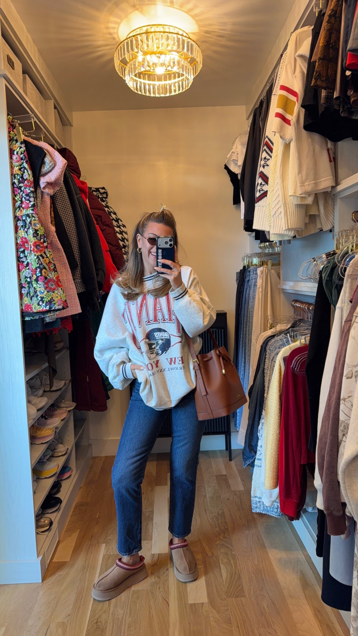 Levi's denim paired with nfl gameday sweatshirt and sunnies 

Electric picks code: emerson20

Wearing 26 in jeans medium sweater

Causal everyday
Denim jeans
Winter look
Shopping
Lunch date
Game day

#LTKootd #LTKmorningroutine #LTKSeasonal