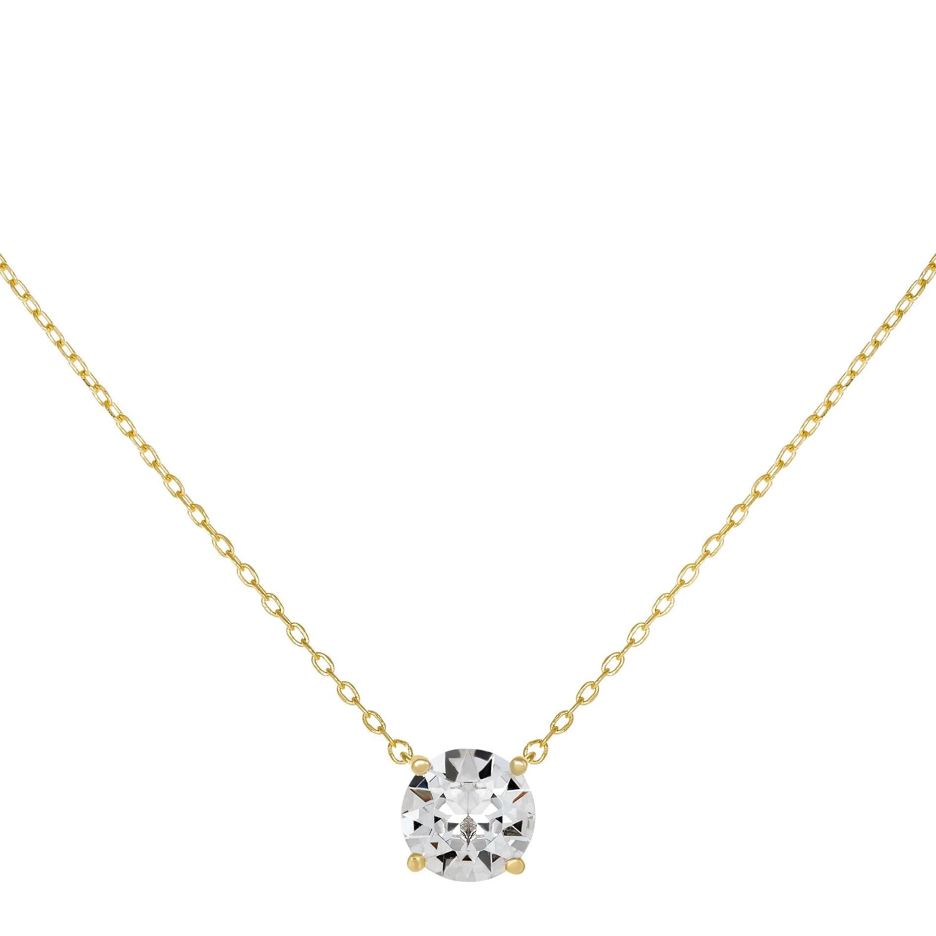 Solitaire Necklace Gold | Casual Chic Boutique
