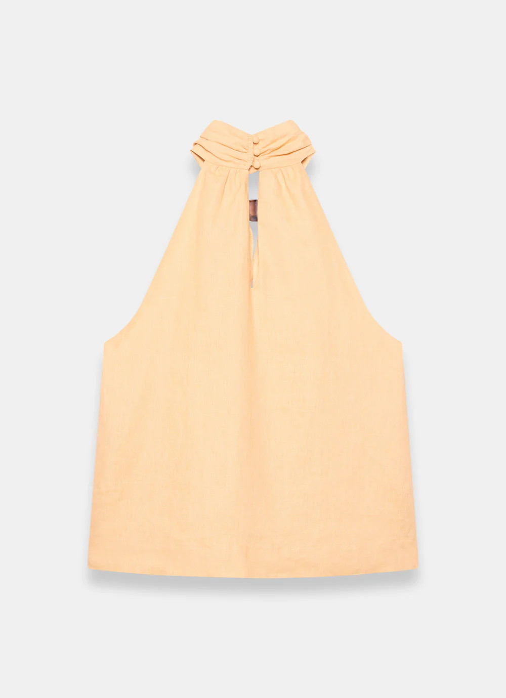Yellow Linen Halter Top | Mint Velvet