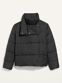 Water-Resistant Double-Breasted Puffer Jacket for Women | Old Navy (US)