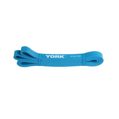 YORK Resistance Band – Light Blue, 20–50 lbs Resistance, 0.75" Width | Target