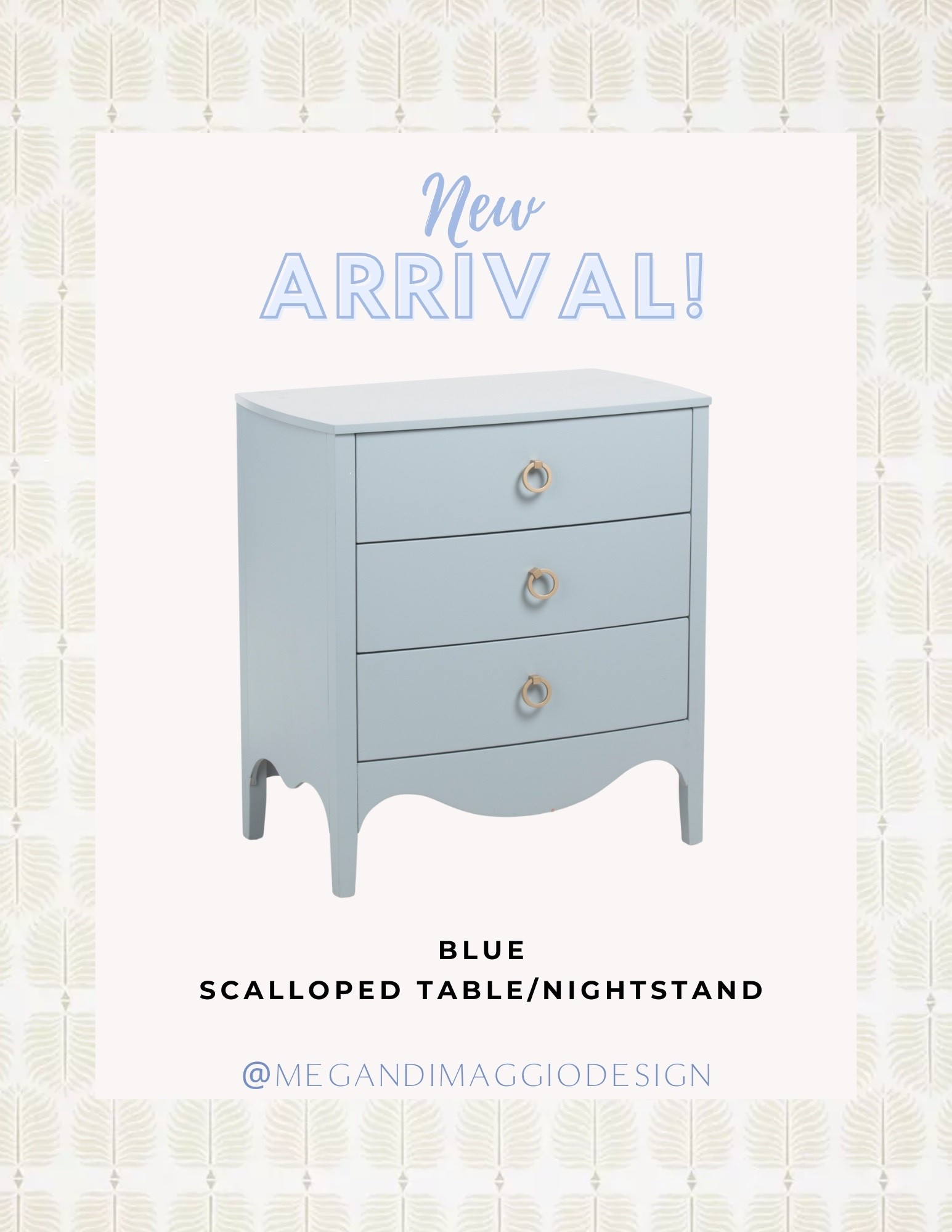 This new blue scalloped nightstand is TALL 🙌🏻 making it perfect for a primary bedroom!! Definitely Serena & Lily vibes for WAY LESS!! 😍

#LTKSaleAlert #LTKHome
