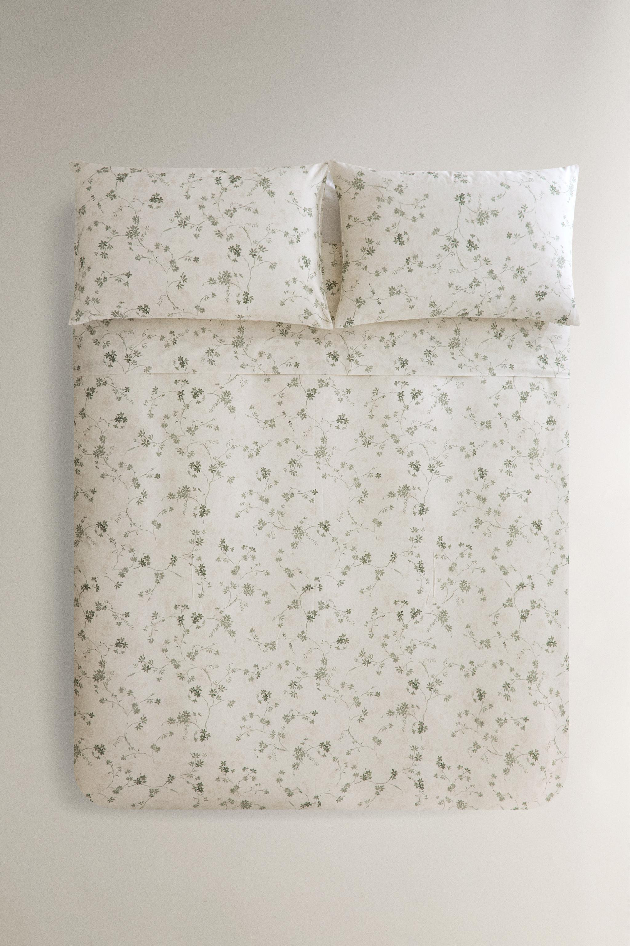 FLORAL PRINT DUVET COVER | Zara US