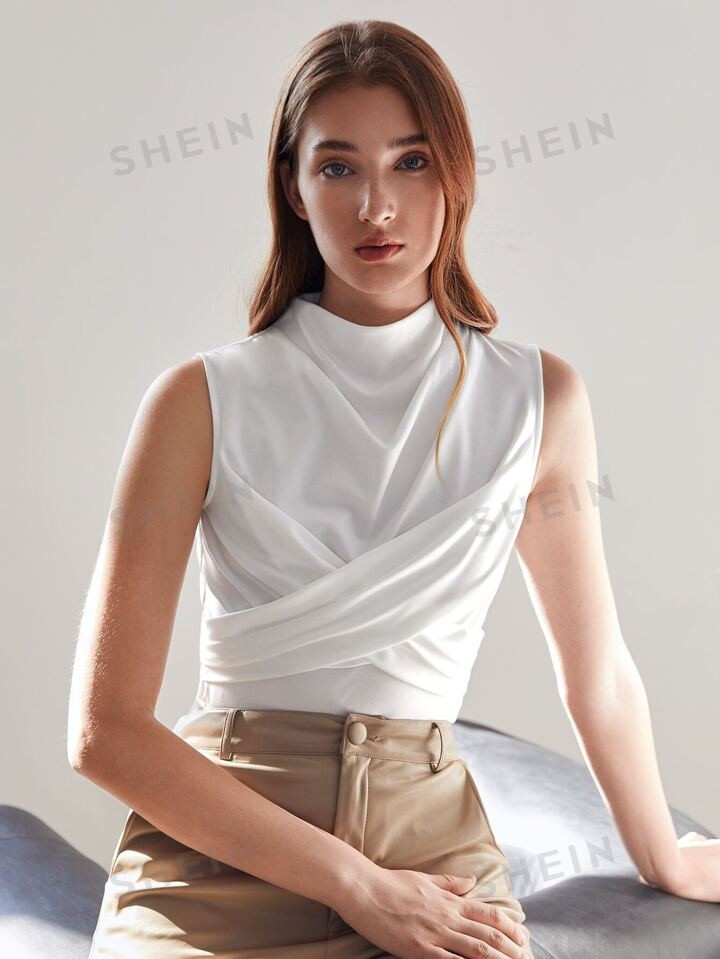 MOTF PREMIUM SLIM WRAP TANK TOP | SHEIN