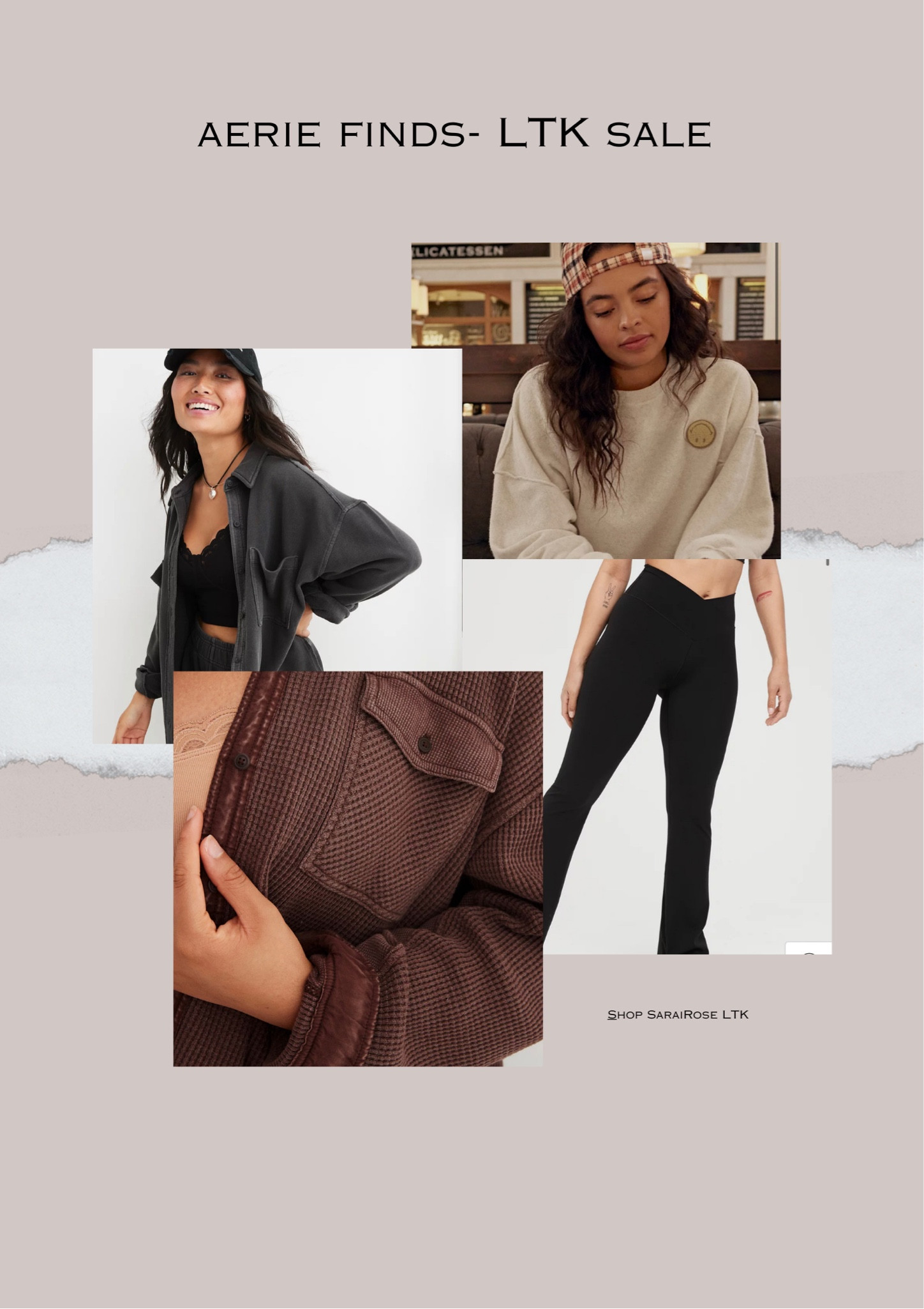 AERIE sale!! Some of my favorite things 🖤

#LTKSale #LTKfindsunder100 #LTKfindsunder50