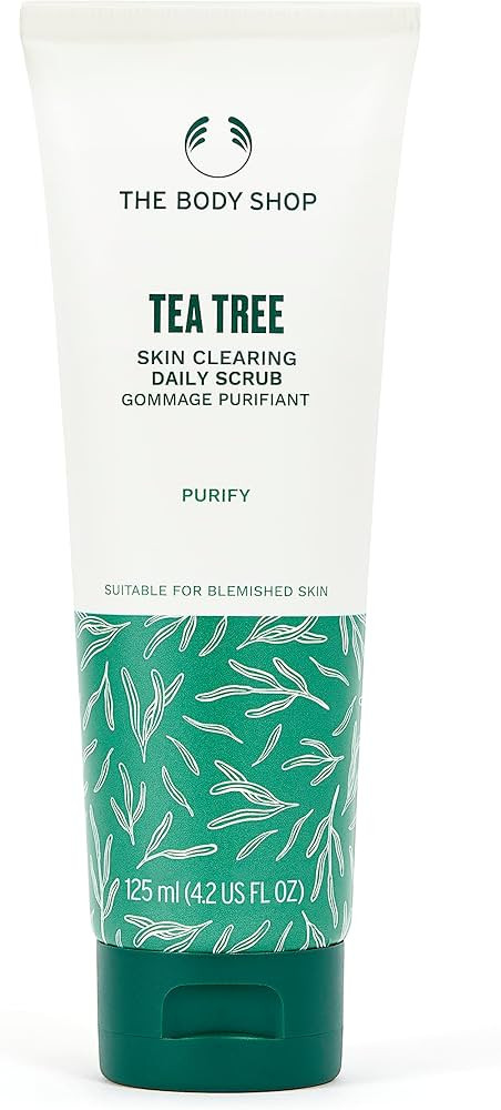 The Body Shop Tea Tree Skin Clearing Daily Face Scrub - Exfoliating and Purifying For Blemished S... | Amazon (US)