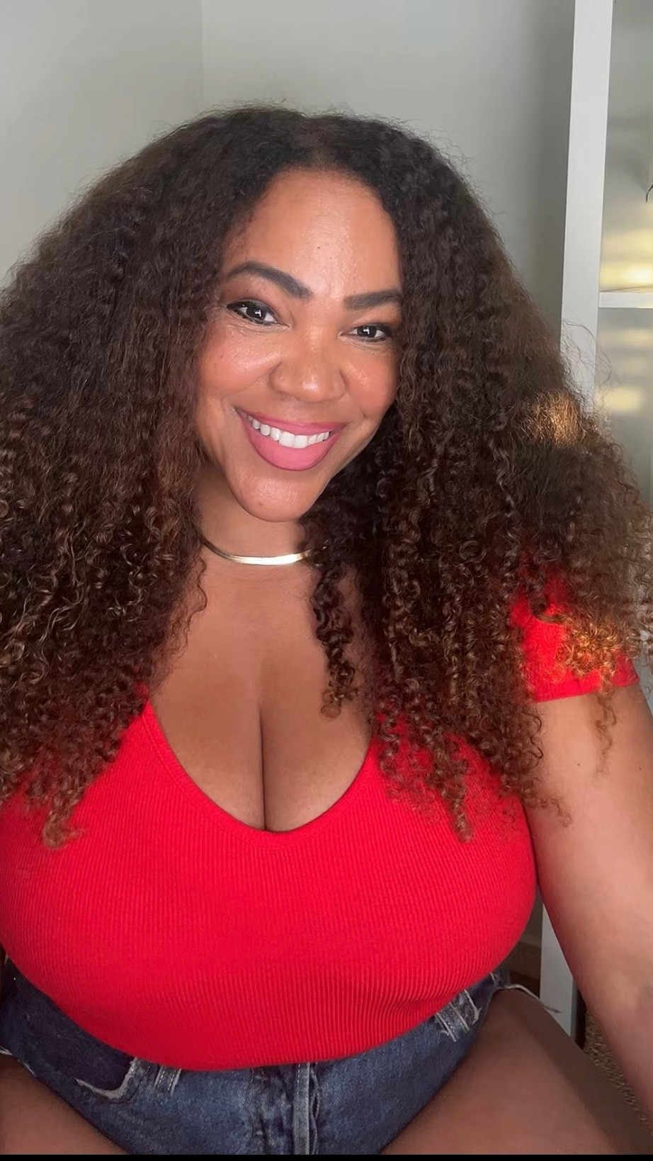 My new favorite vneck top ❤️  Comes in a bunch of colors. Wearing a size large. 

#LTKOver40 #LTKootd #LTKMidsize