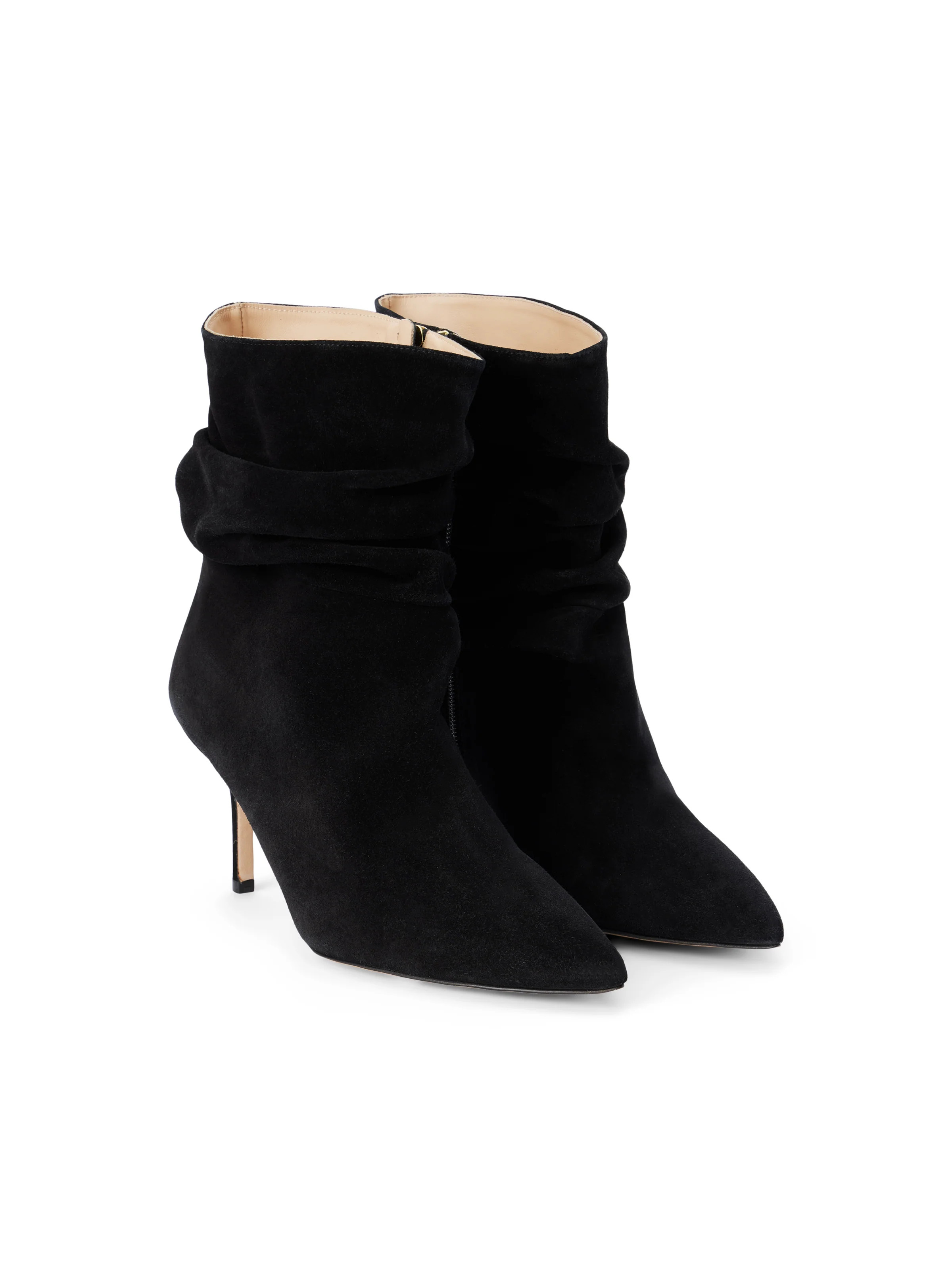 L'AGENCE Florine Bootie in Black Suede | L'Agence