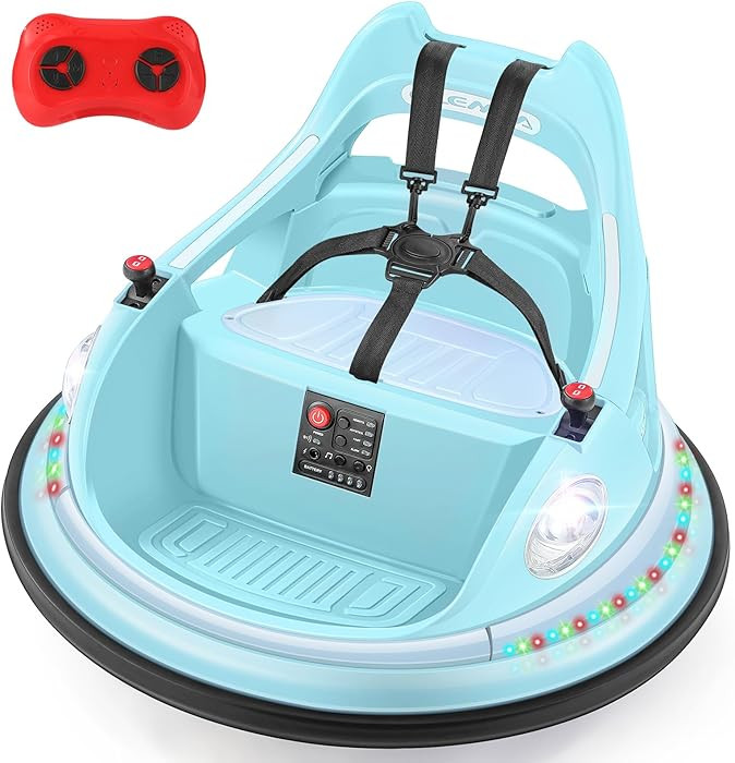 ELEMARA Ride on Bumper Car for Kids & Toddlers,1.9MPH Max,12V Ride on Toys W/Remote,2Playing Mode... | Amazon (US)