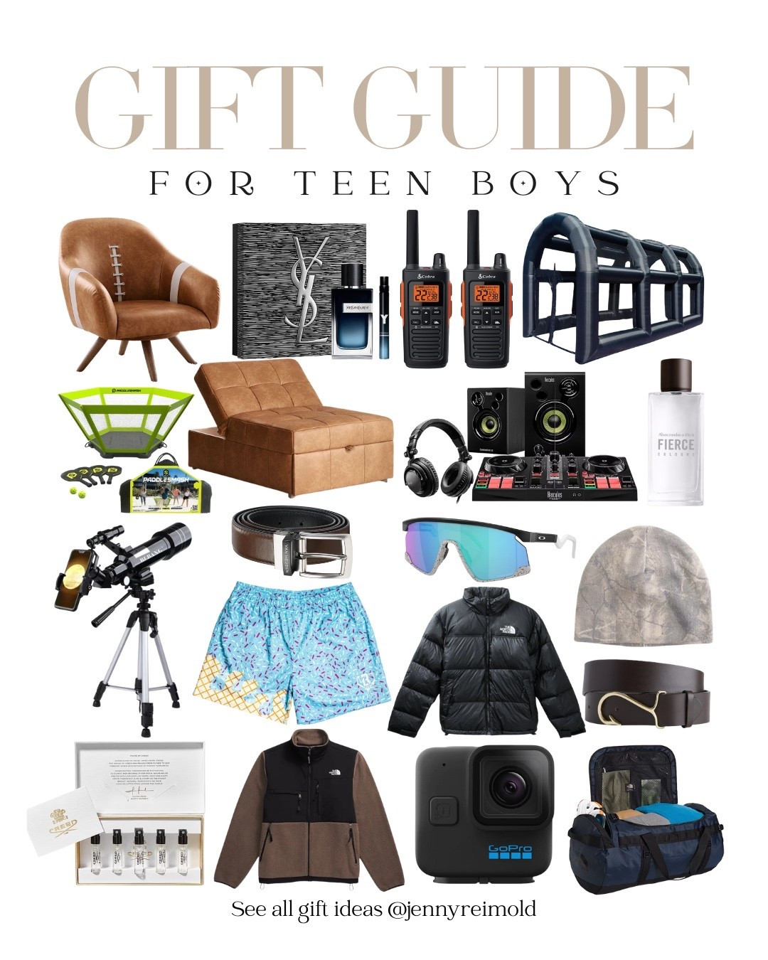 My teenager gift guides are the most popular gift guides that I create every year. With seven children, and a 23 year-old daughter that works at LTK, you can trust me on what's trending! 

Also, the night vision goggles were my college son's favorite gift last year. No idea why but even his teammates liked them!

#LTKGiftGuide #LTKMens #LTKFamily