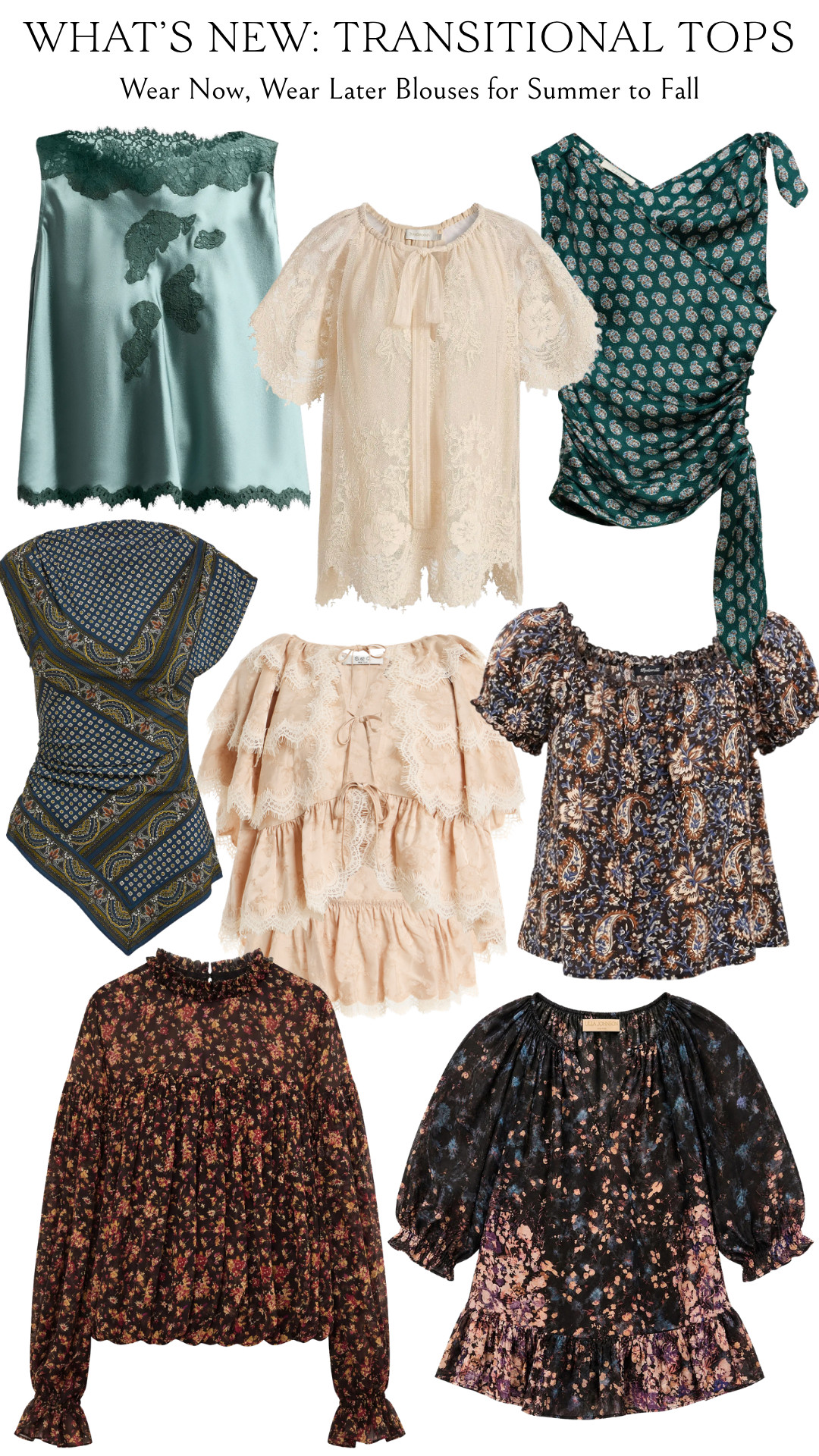 Summer to fall top edit ✨ From a Madewell blouse under $100 to splurge pieces by Doen and Ulla Johnson, style these with summer separates now and jeans, corduroy, and wool later.

transitional style, summer to fall style, summer to fall transition, fall blouse, fall top, fall tops, fall blouses, long sleeve blouse, doen fall, madewell fall, cute fall tops  

 #LTKgrwm #LTKootd #LTKSeasonal