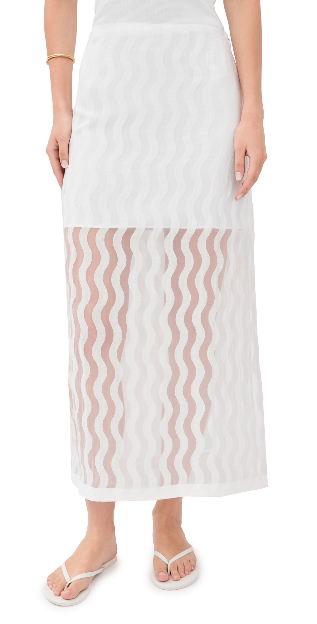 La Ligne Alexi Skirt White 2 | Shopbop
