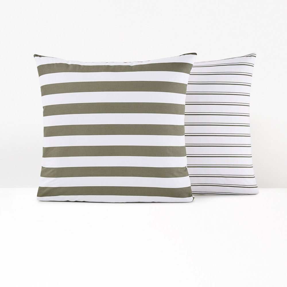 Canyon Striped 100% Cotton Pillowcase | La Redoute (UK)