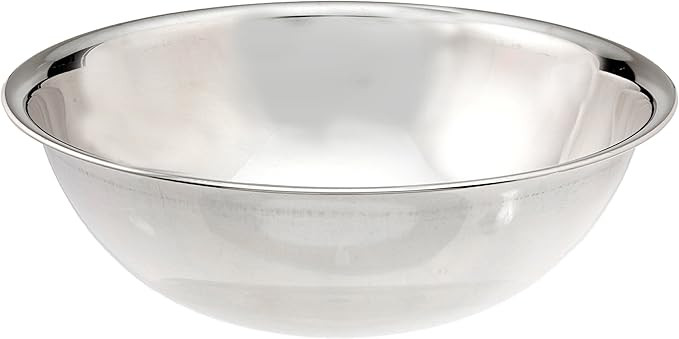 Vollrath 47938 8-Quart Economy Mixing Bowl, Stainless Steel, silver | Amazon (US)