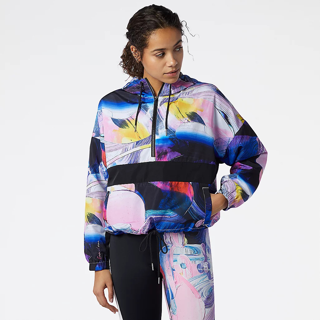 NB Athletics Printed Anorak Jacket | New Balance Athletic Shoe