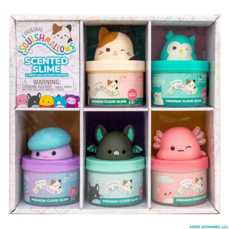 Original Squishmallows™ Scented Slime Jars – 5-Piece Collector’s Edition - Walmart.com | Walmart (US)