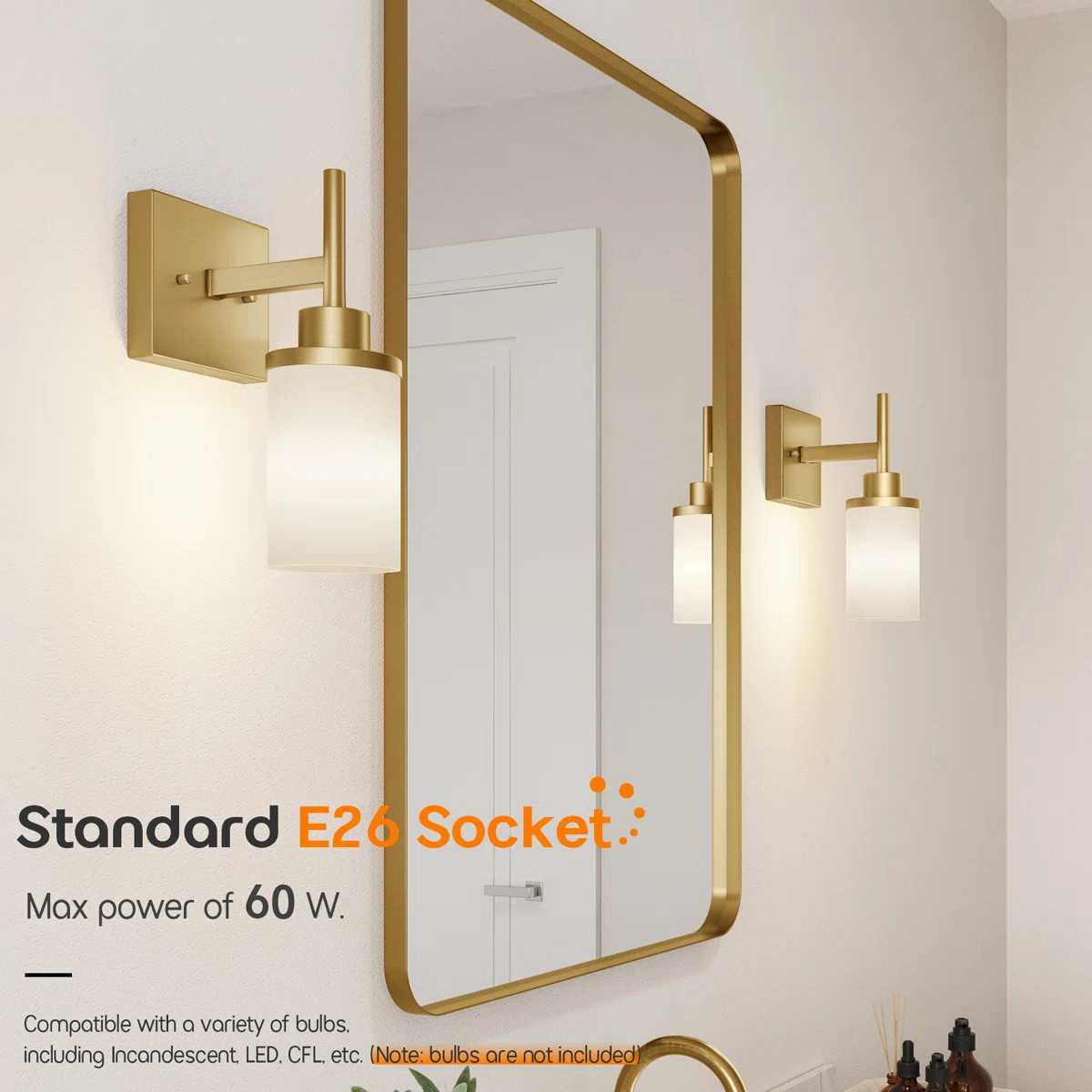 1-Light Bathroom Vanity Lighting | Wayfair North America