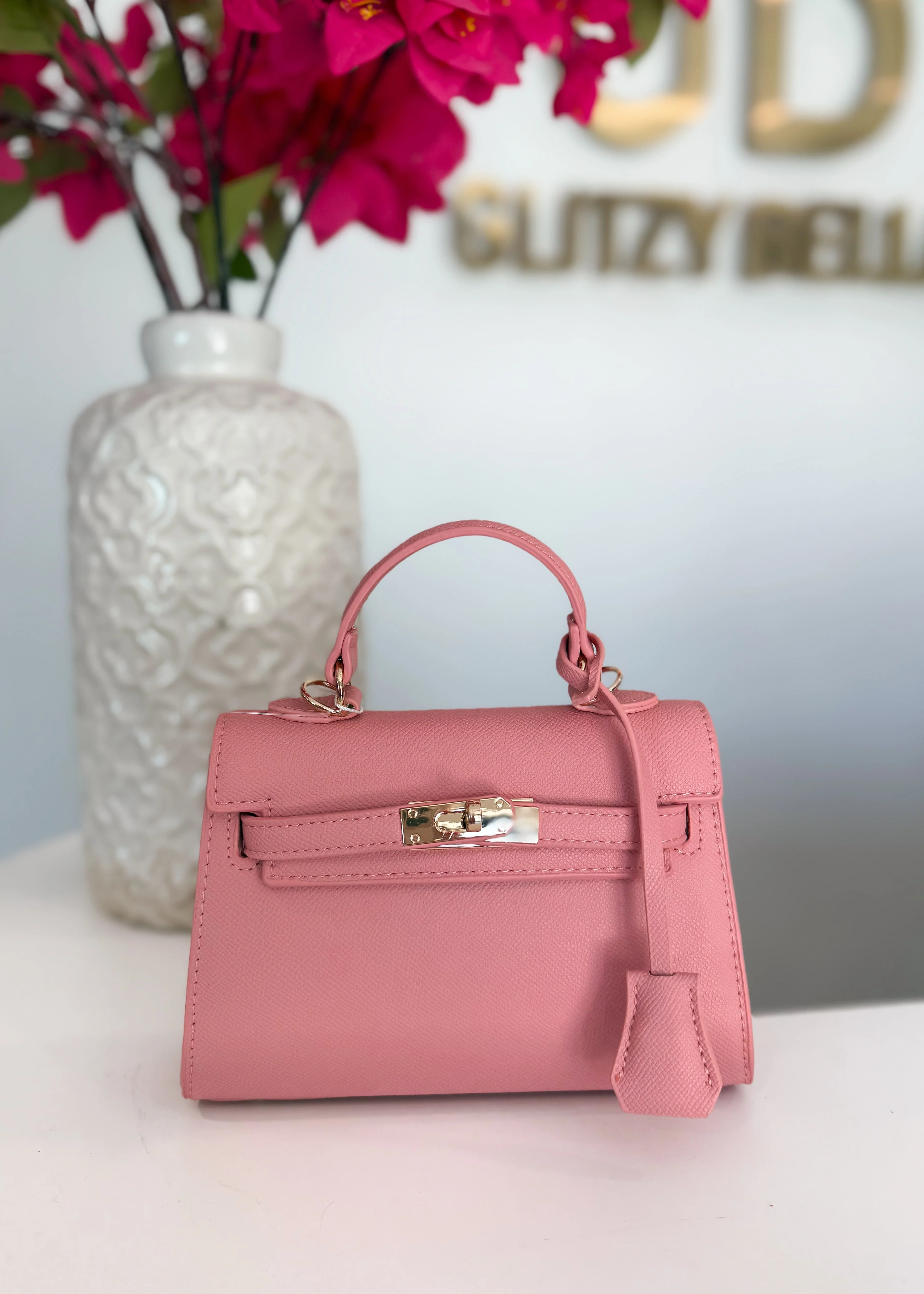 NEW!! Icon Mini Purse in Pink | Glitzy Bella