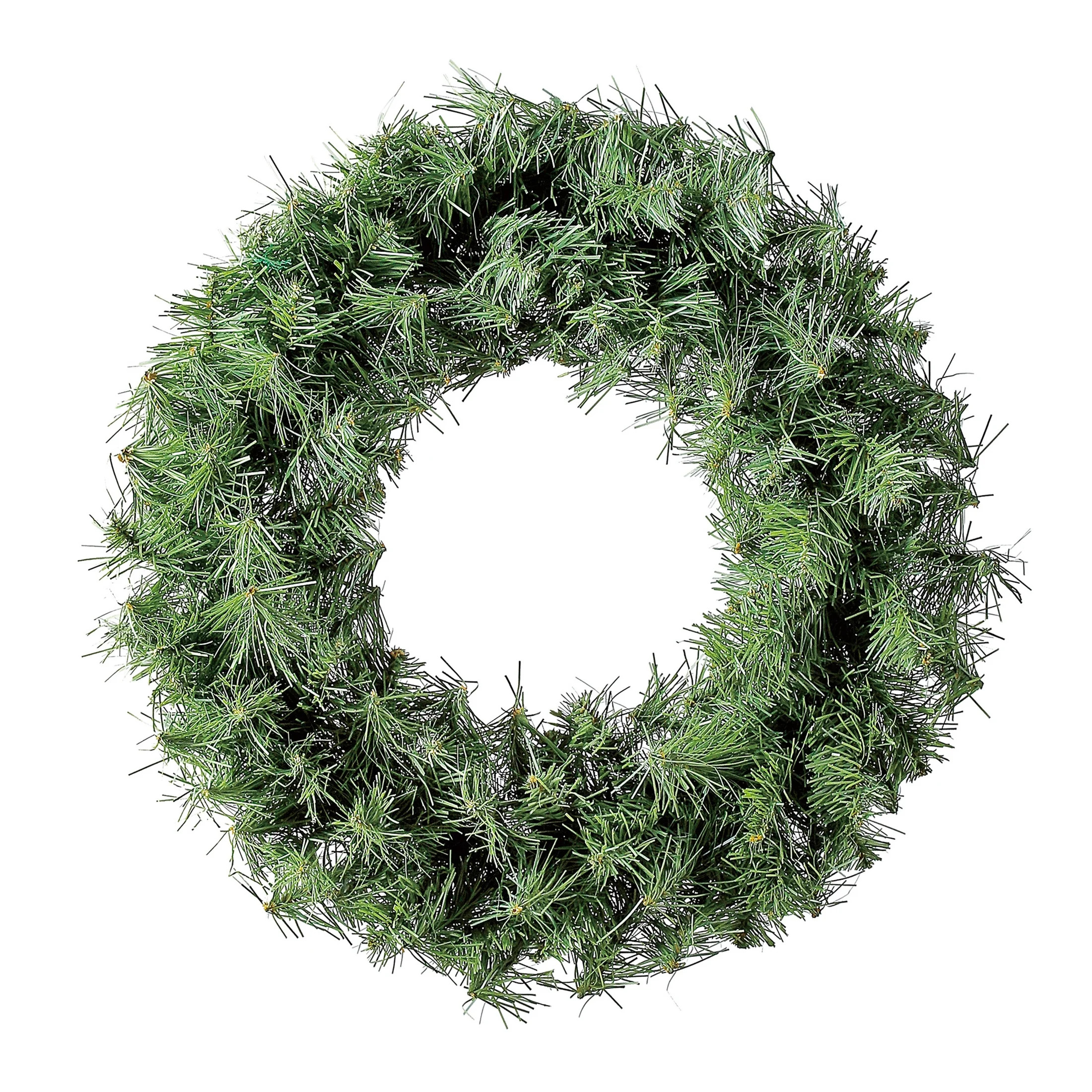 Non-Lit Basic Christmas Wreath, 20 in x 20 in, by Holiday Time | Walmart (US)