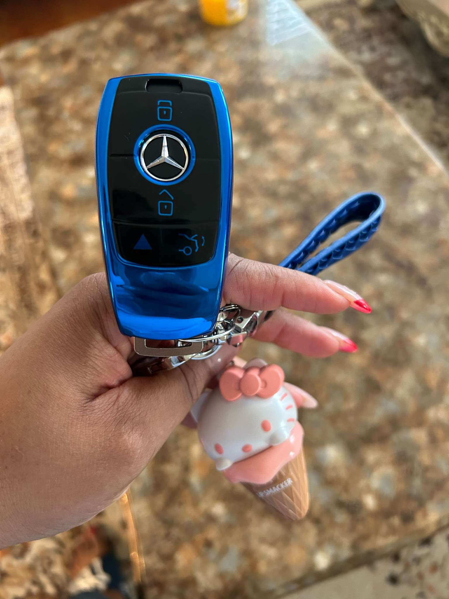 Amazon finds , Mercedes car accessories.
And hello kitty lip balm
Key holder 

#LTKhome #LTKtravel #LTKSpringSale