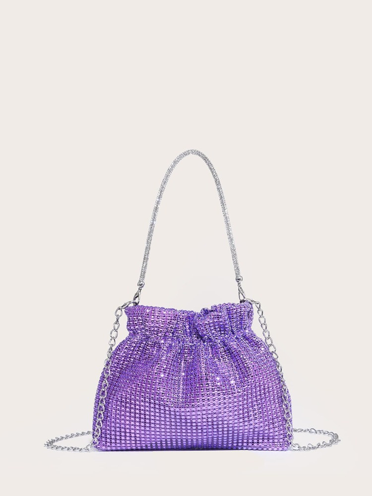 Mini Rhinestone Decor Chain Evening Bag | SHEIN