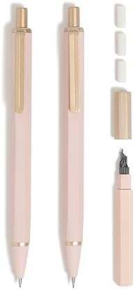 U Brands Cambria Mechanical Pencils, Set of 2, Blush Pink, Soft Touch, Medium (0.7 mm) Point, Lea... | Amazon (US)
