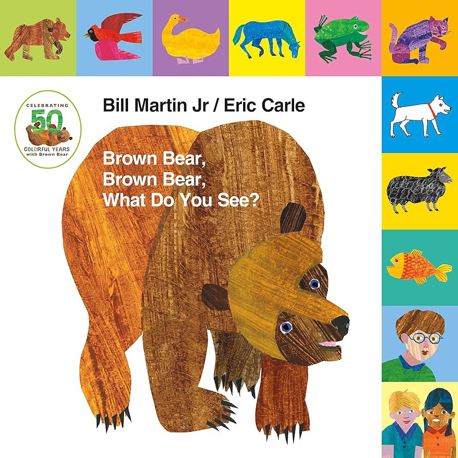 Lift-the-Tab: Brown Bear, Brown Bear, What Do You See? 50th Anniversary Edition (Brown Bear and F... | Amazon (US)