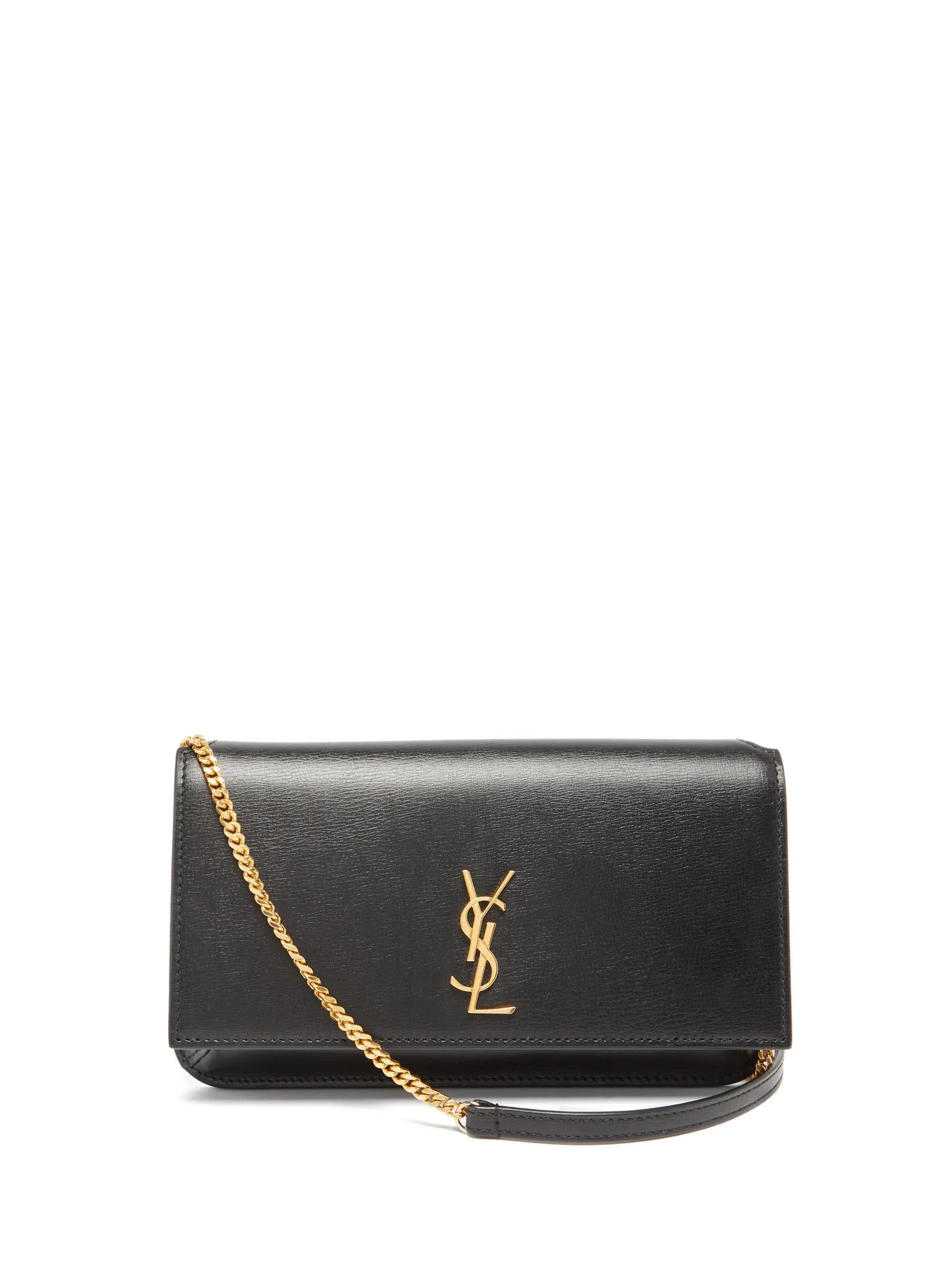 Mini YSL-plaque leather cross-body bag | Saint Laurent | Matches (UK)