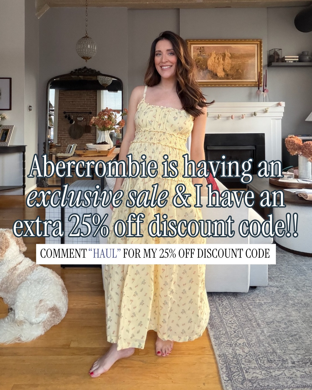 @abercrombie spring sale!! Use my code AFLTK to get 25% off everything plus and extra 25% off dresses 

#LTKSaleAlert #LTKSpringSale #LTKBump